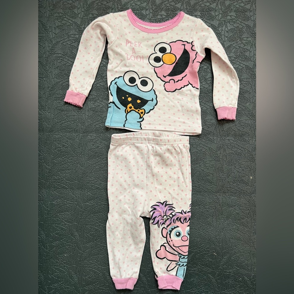 Sesame Street two piece PJ set